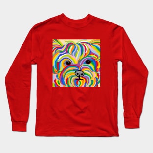 Colorful Yorkshire Terrier Long Sleeve T-Shirt